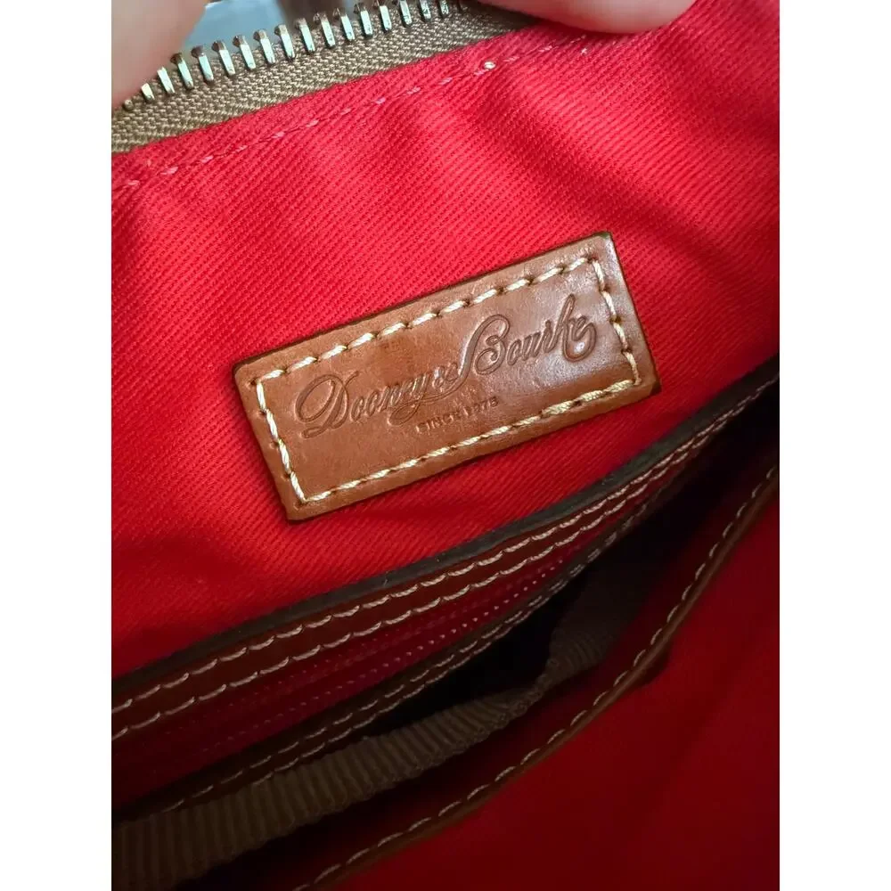 Dooney & Bourke Pebble Grain Letter Carrier Crossbody Bl R935 & Dust Bag